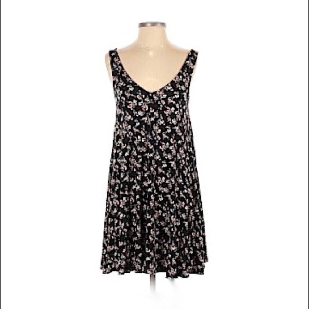 🛍Loose Black Floral Dress